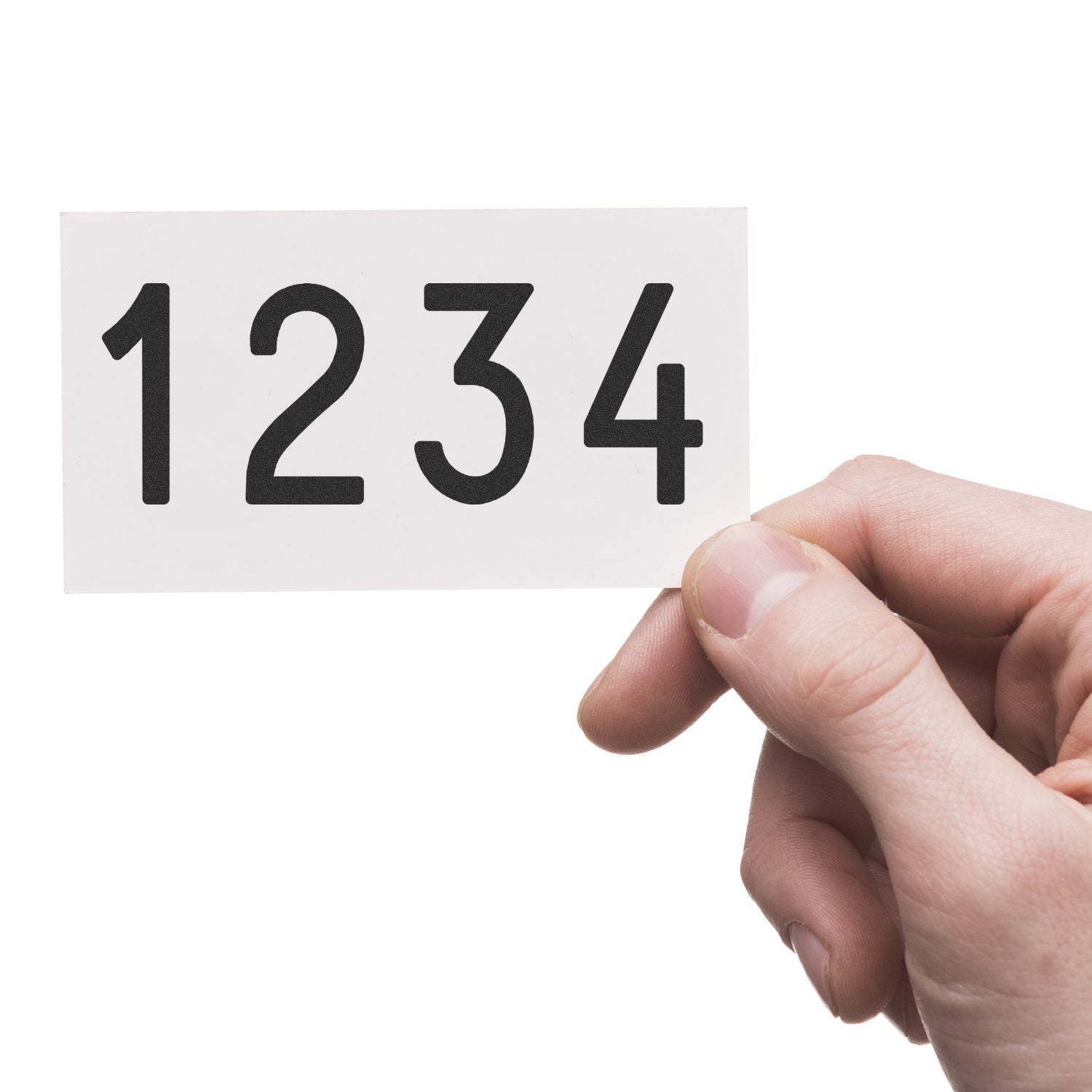 Regular Line Number Stamp 9/16 Character Size - Engineer Seal Stamps