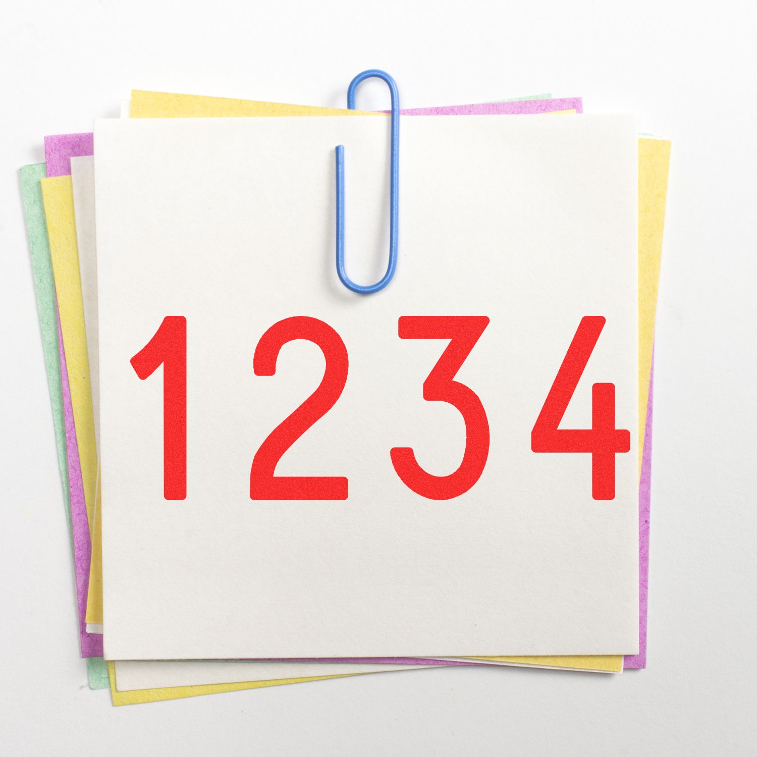 Regular Line Number Stamp 9/16 Character Size - Engineer Seal Stamps