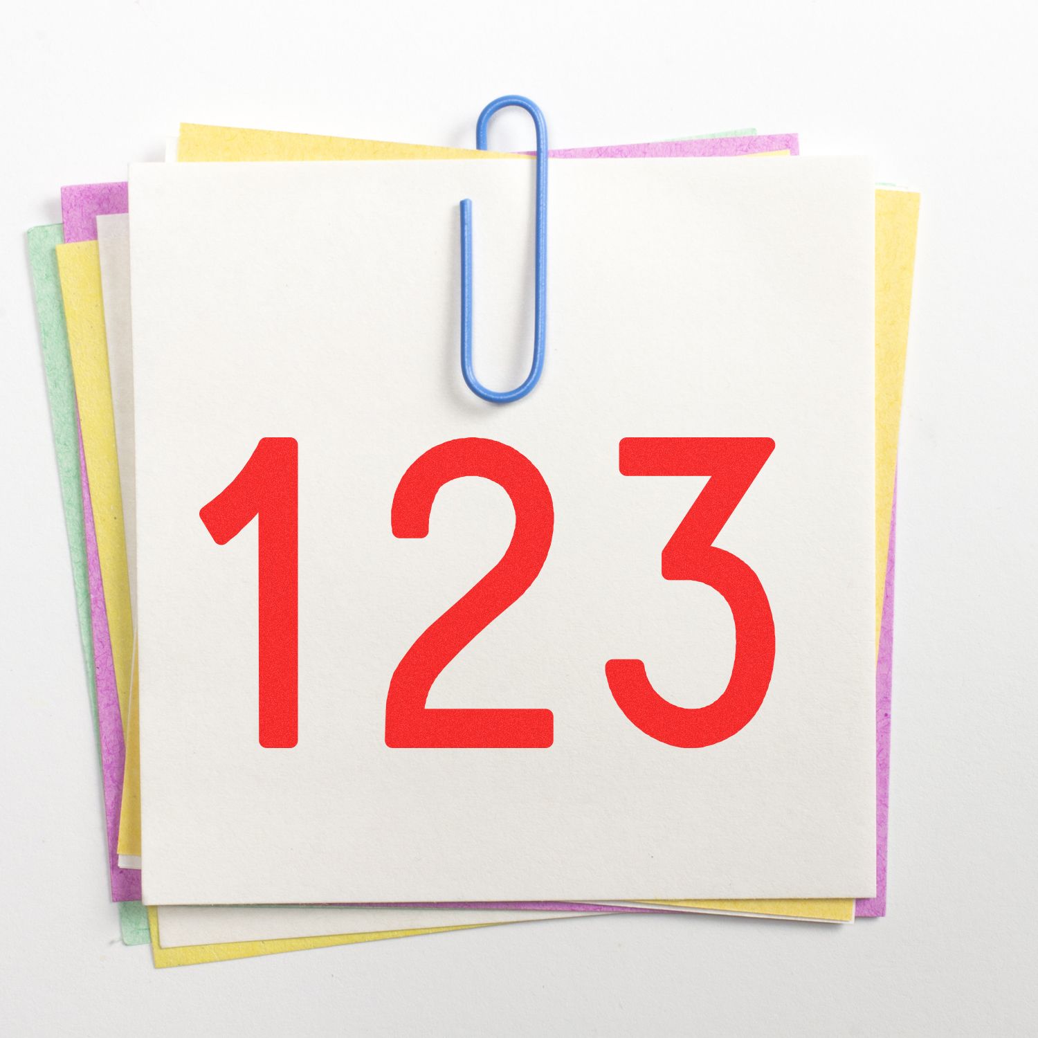 Regular Line Number Stamp 11/16 Character Size - Engineer Seal Stamps