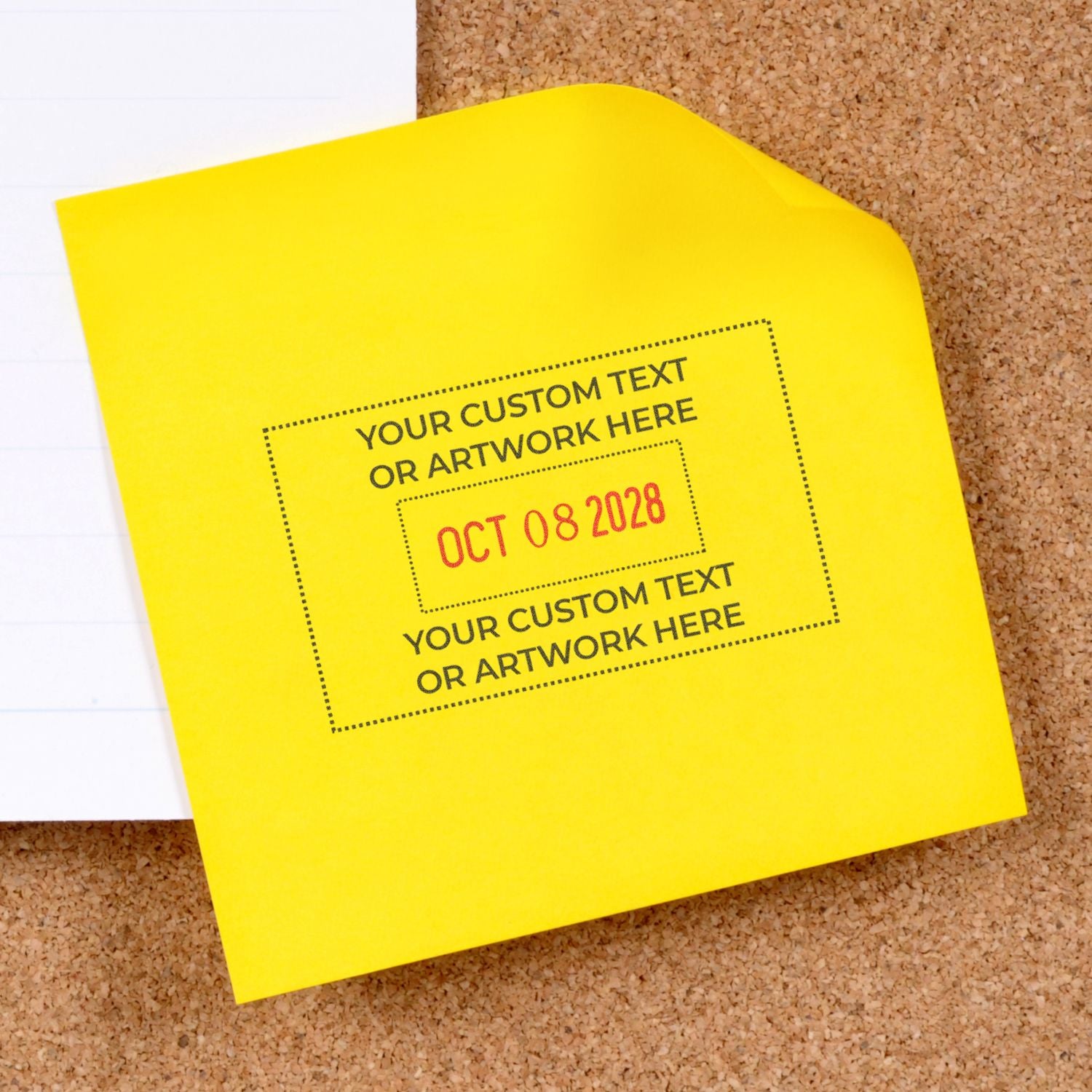 Shiny Heavy Duty Date Stamp 1-3/16 x 2 - Engineer Seal Stamps