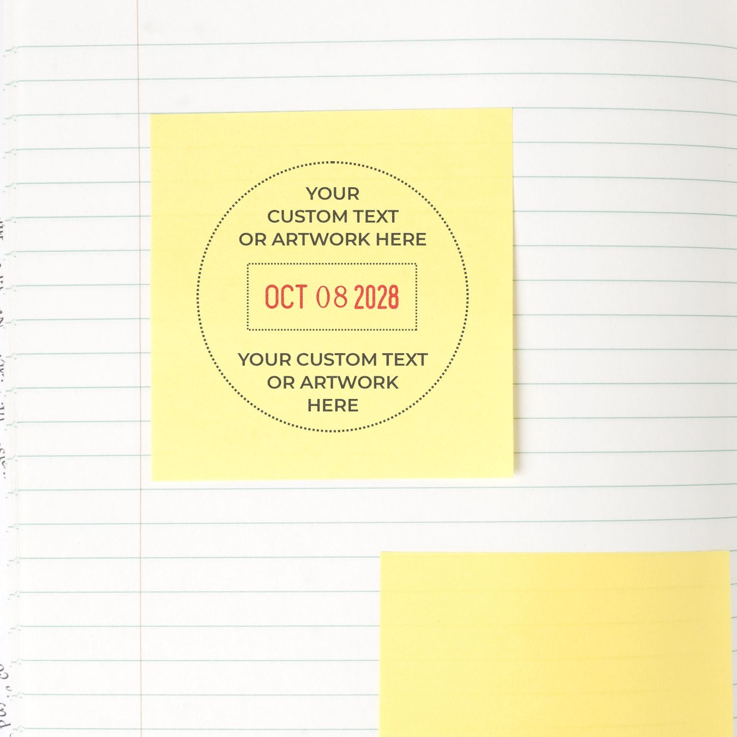 Shiny Heavy Duty Date Stamp 1-3/4 Diameter - Engineer Seal Stamps