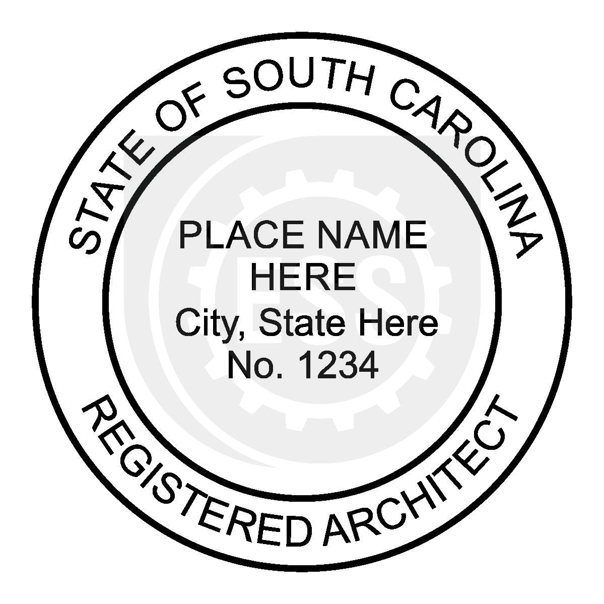 South Carolina Archtiect Seal Setup