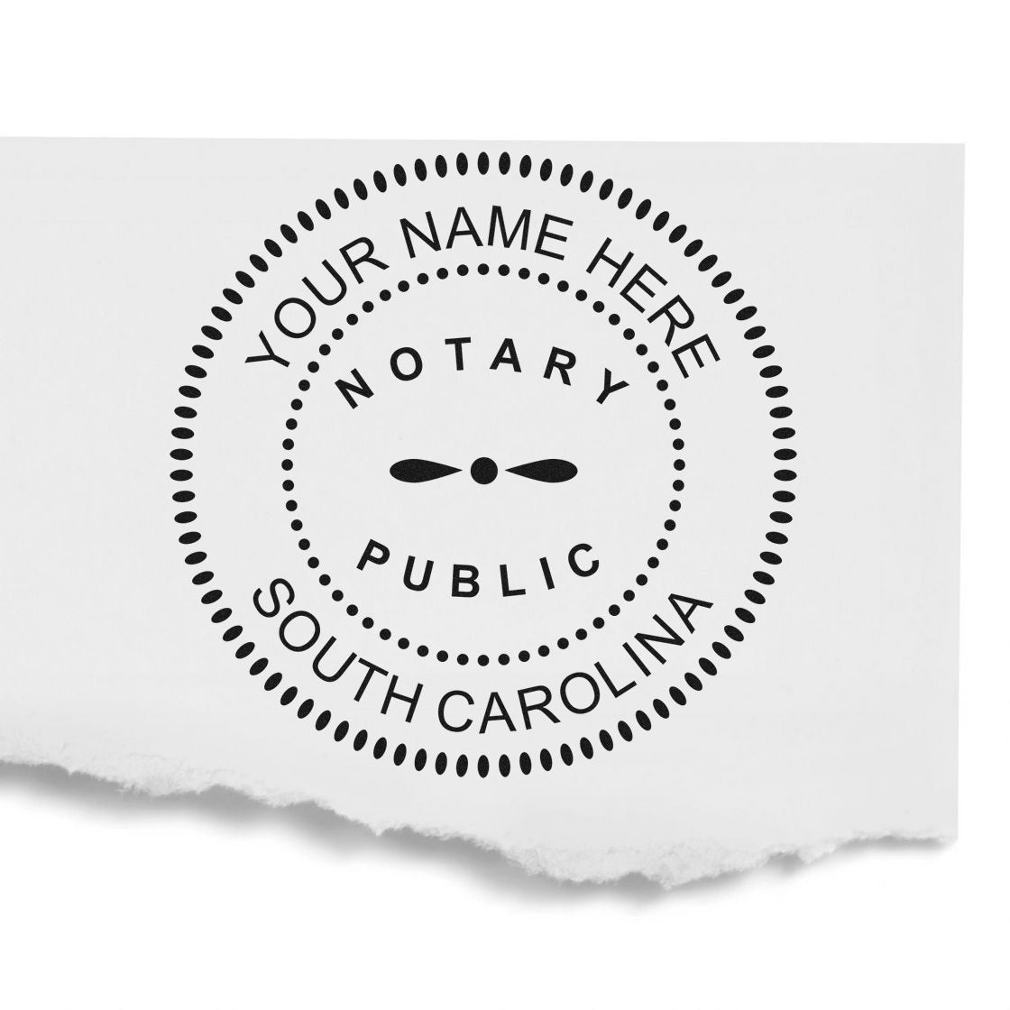 South Carolina Notary Stamp and Seal Bundle with Notary Desk Seal and Round Wood Notary Stamp
