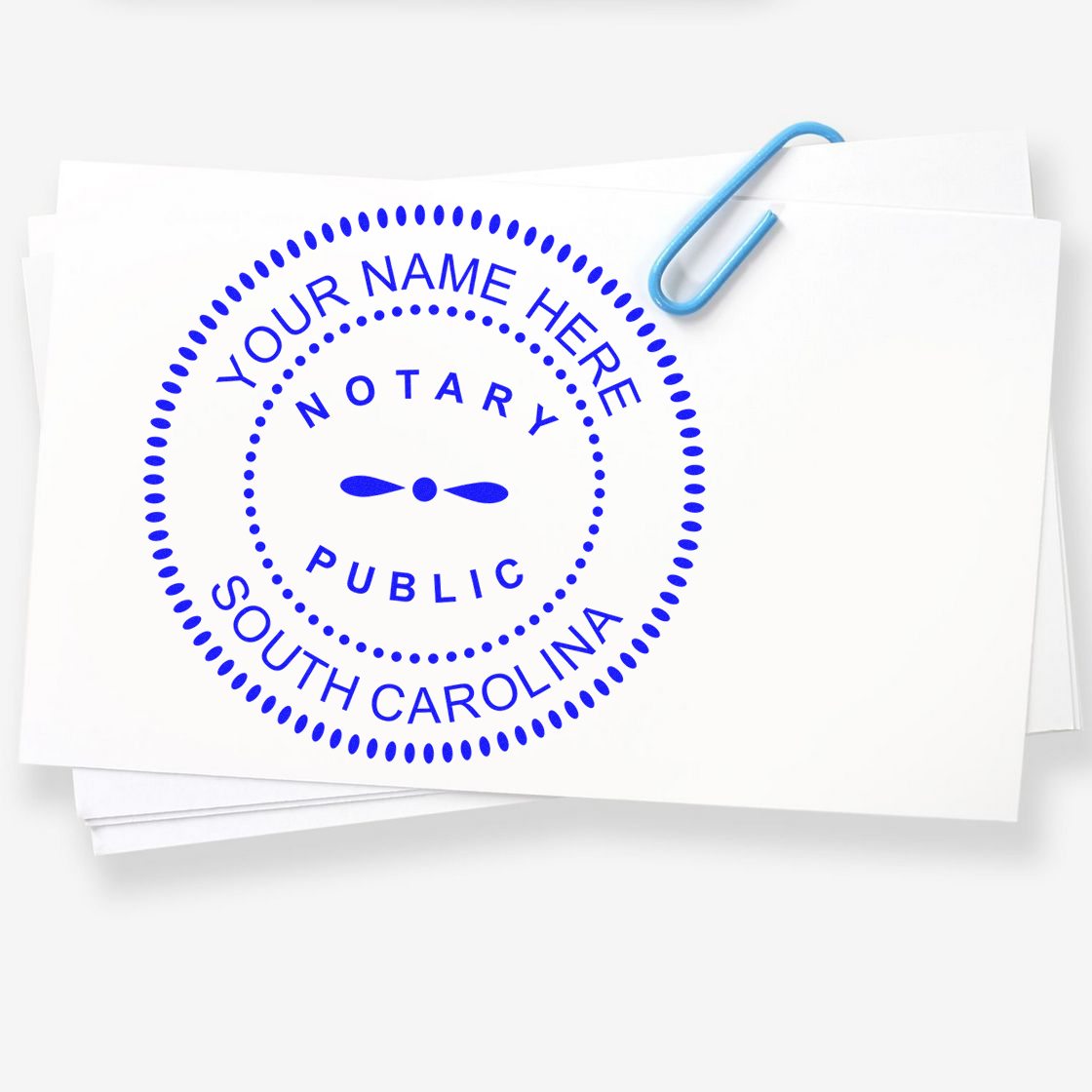 Portable SC Notary Seal and Stamp Kit for South Carolina Notary - Engineer Seal Stamps
