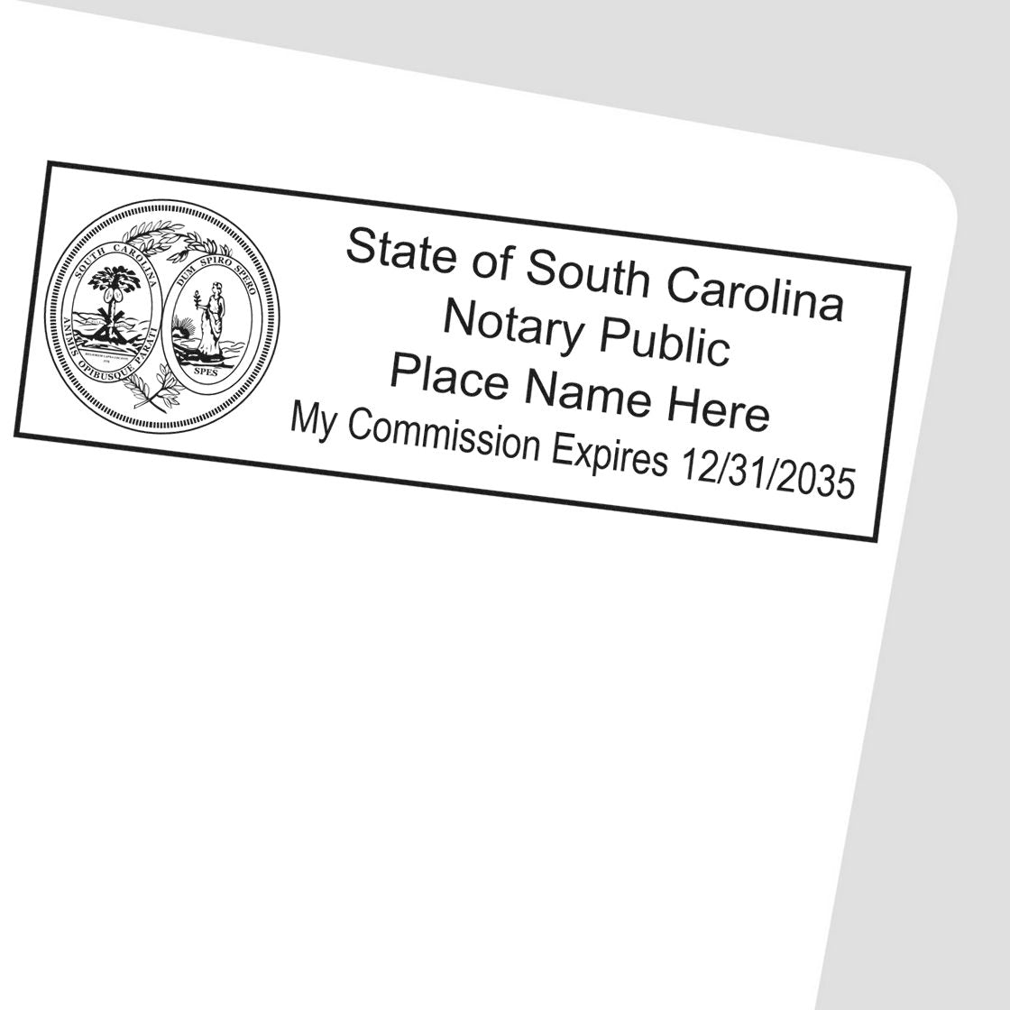 SC Notary Seal and SC Notary Stamp Kit for South Carolina Notaries