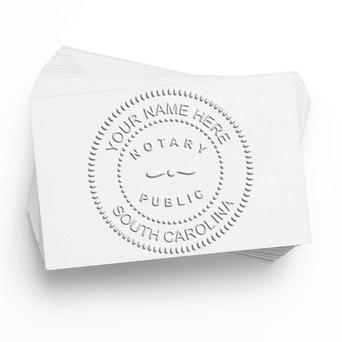 South Carolina Notary Stamp and Seal Bundle with Notary Desk Seal and Round Wood Notary Stamp - Engineer Seal Stamps