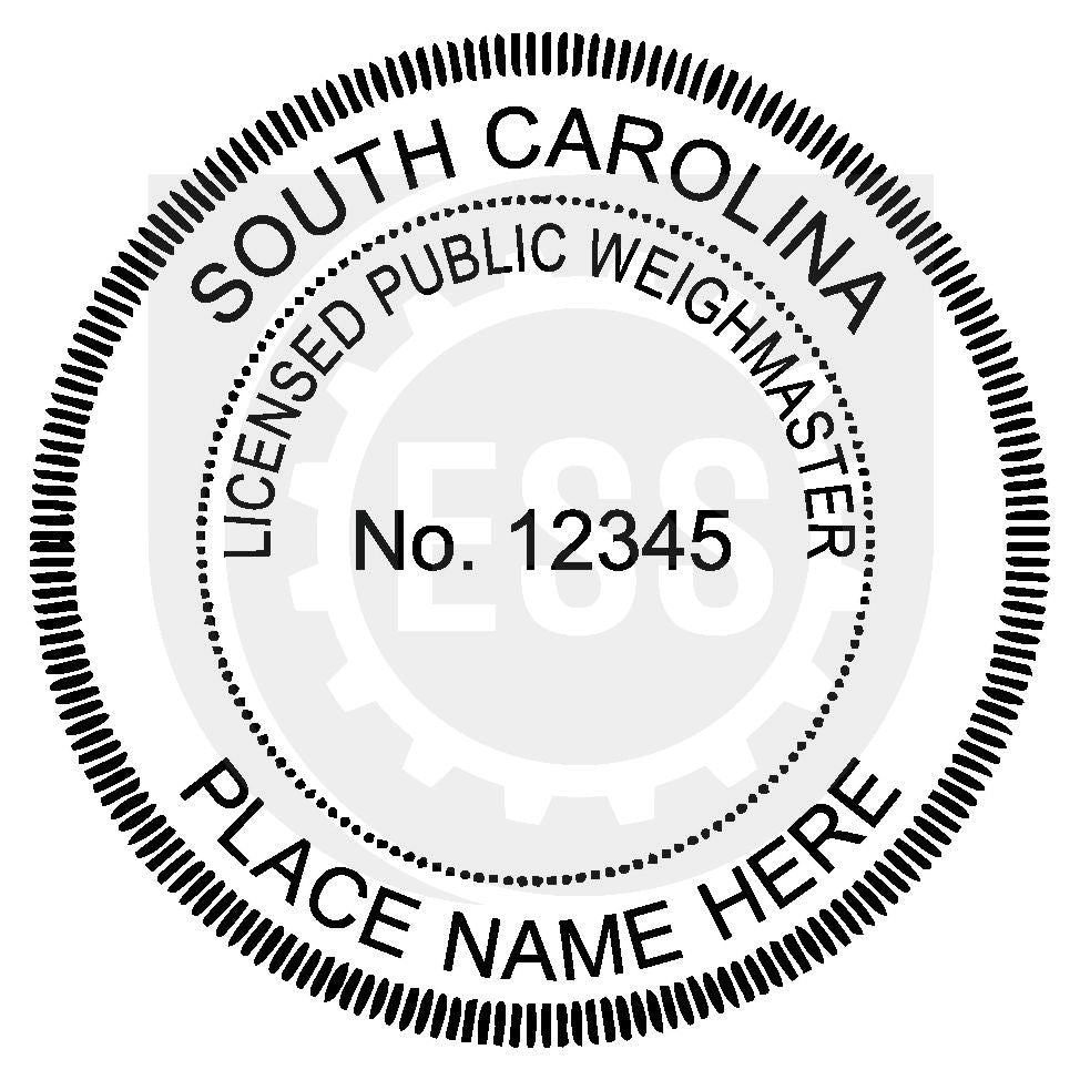 South Carolina Public Weighmaster Seal Setup