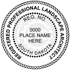 South Dakota Landscape Architect Seal Setup