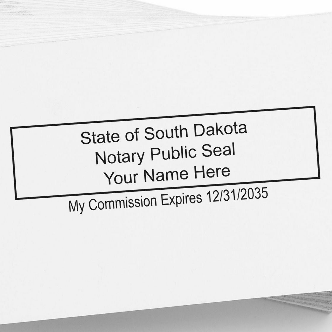 South Dakota Notary Kit with Notary Slim Stamps - Engineer Seal Stamps
