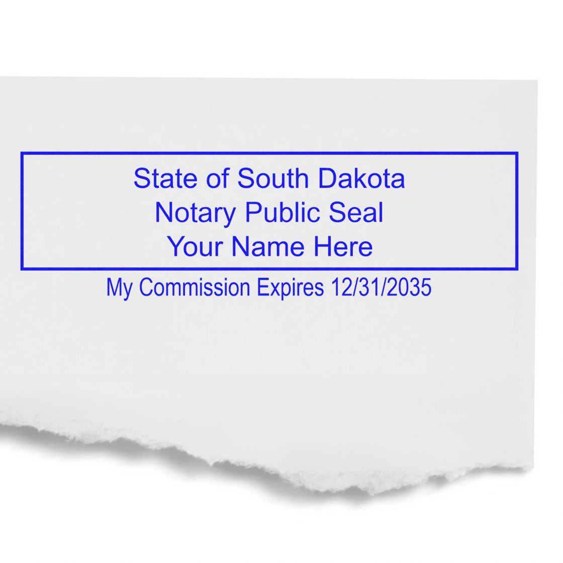 Soft Seal South Dakota Notary Embossing Seal with Rectangular MaxLight Rectangular MaxLight Notary Stamp Kit - Engineer Seal Stamps
