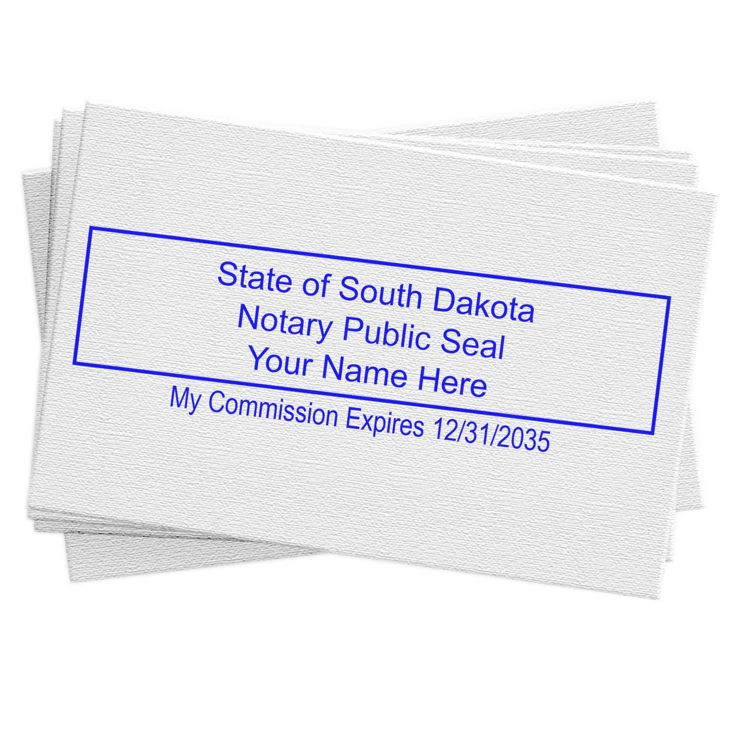 MaxLight Pre-Inked Notary Stamp Package for South Dakota - Engineer Seal Stamps