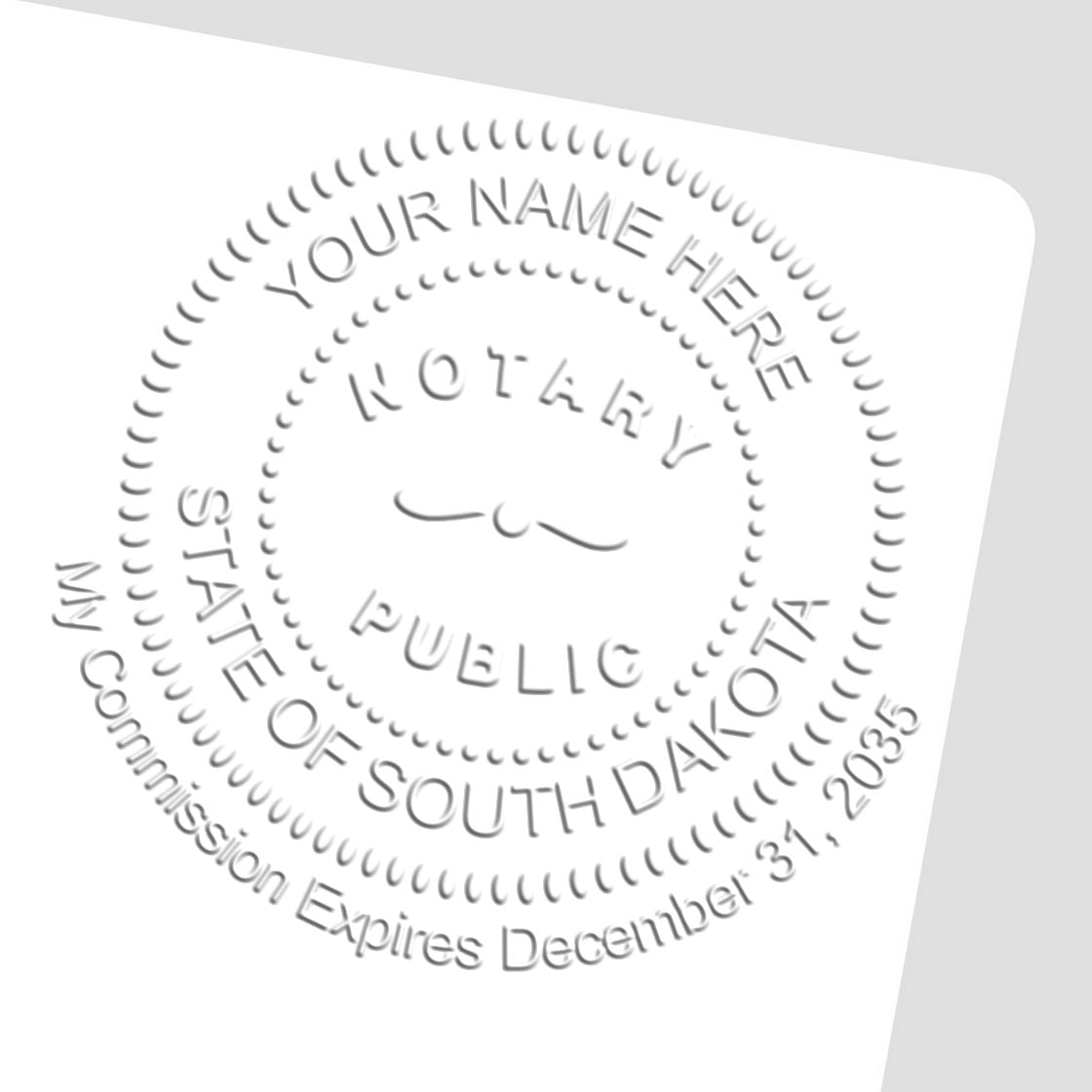 South Dakota MaxLight Notary Stamp and Seal Kit - Engineer Seal Stamps