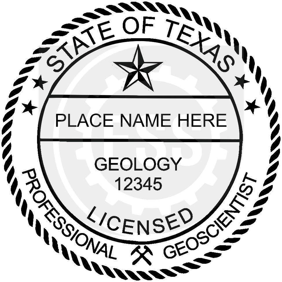 Texas Geologist Seal Setup