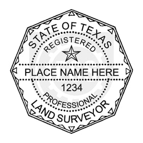 Texas Land Surveyor Seal Setup