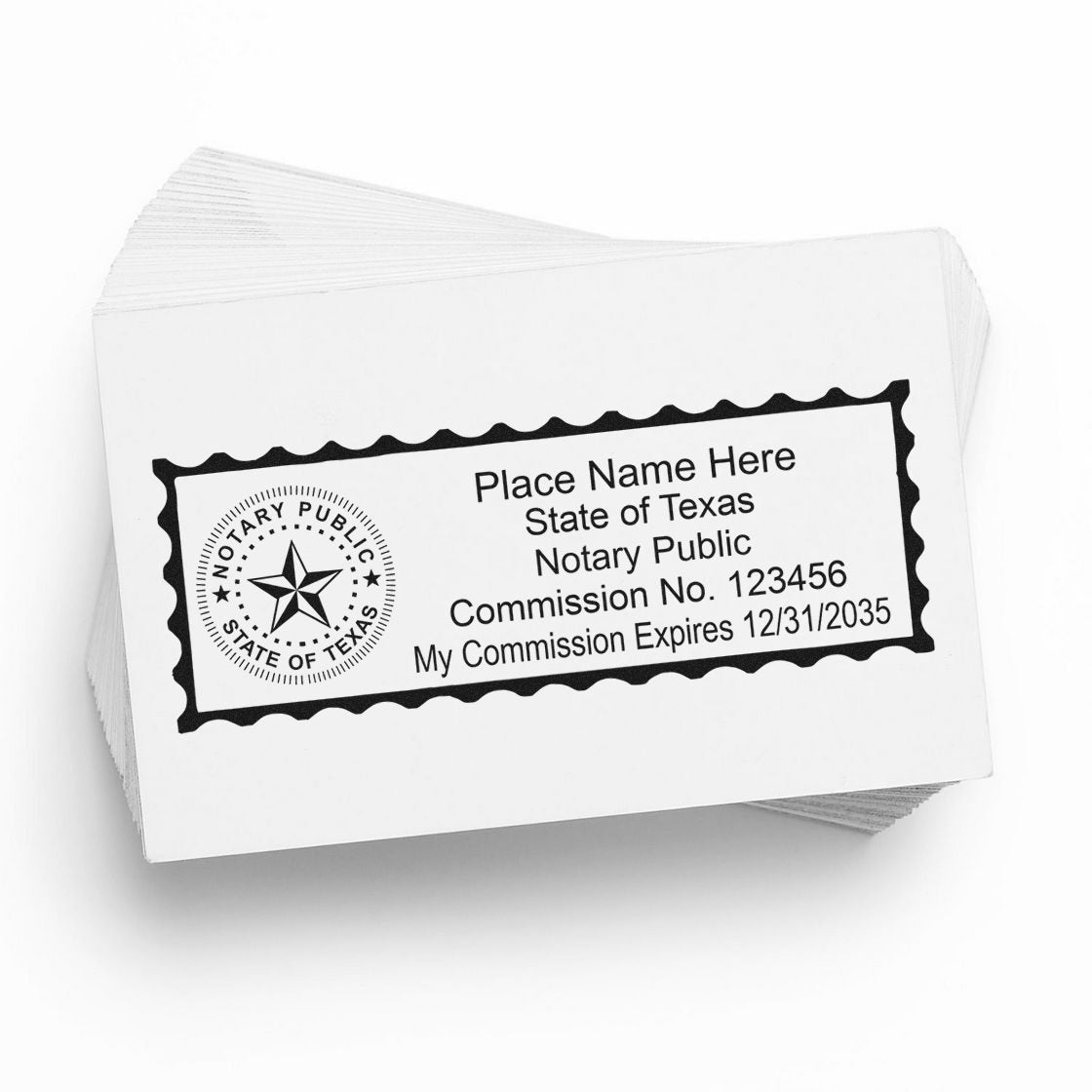 MaxLight Pre-Inked Notary Stamp Package for Texas - Engineer Seal Stamps