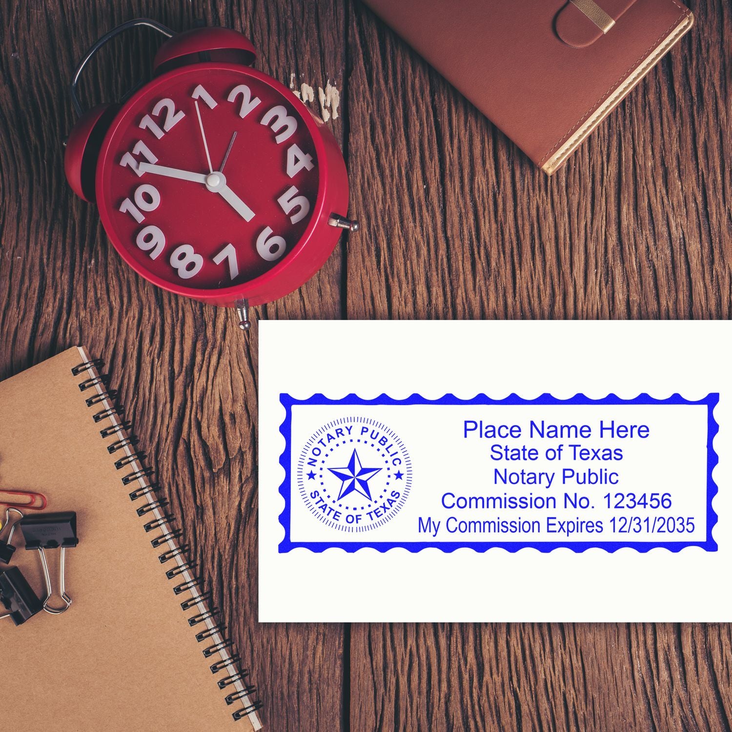 Rectangular Slim and Hybrid Seal Texas Notary Supply Stamp and Seal Kit - Engineer Seal Stamps