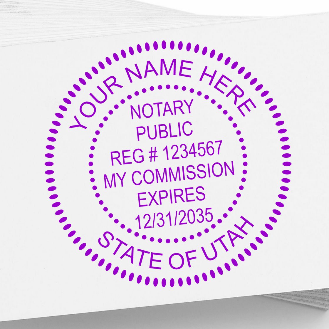 Utah Notary Public Kit with PSI Notary Stamps - Engineer Seal Stamps