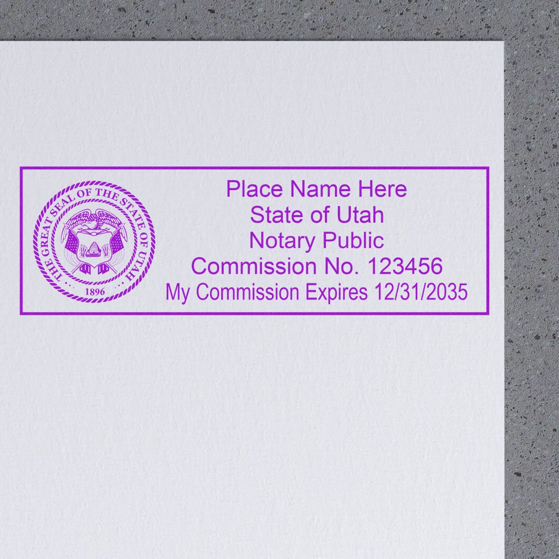 Utah Notary Kit with Notary Slim Stamps - Engineer Seal Stamps