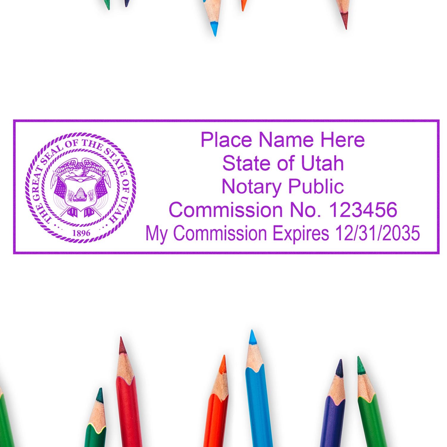 Rectangular Slim and Hybrid Seal Utah Notary Supply Stamp and Seal Kit - Engineer Seal Stamps