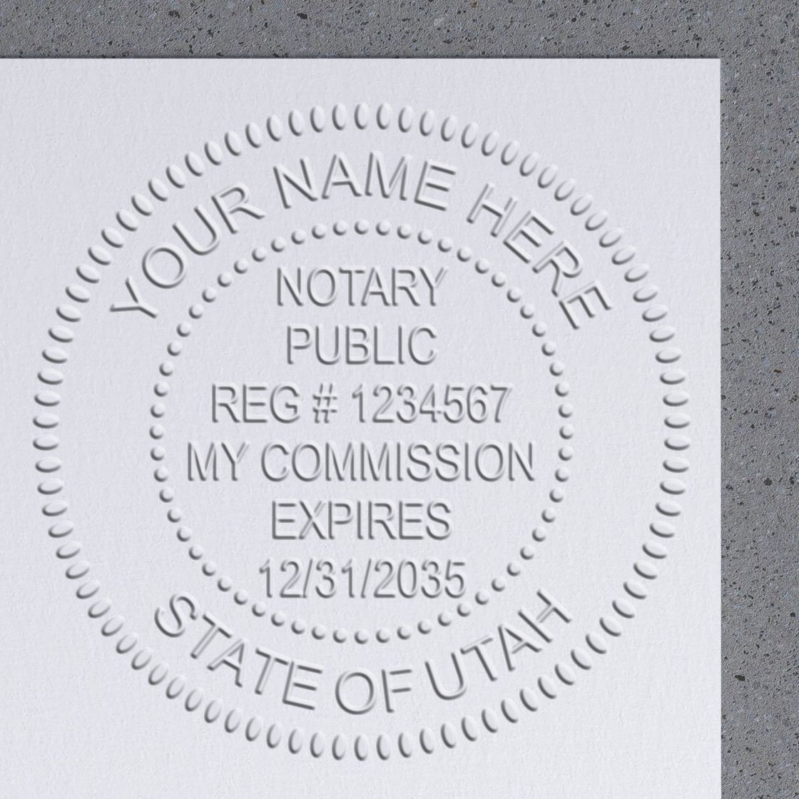 Utah Notary Stamp and Seal Bundle Kit for UT Notaries - Engineer Seal Stamps
