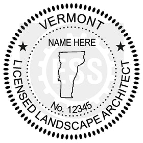 Vermont Landscape Architect Seal Setup