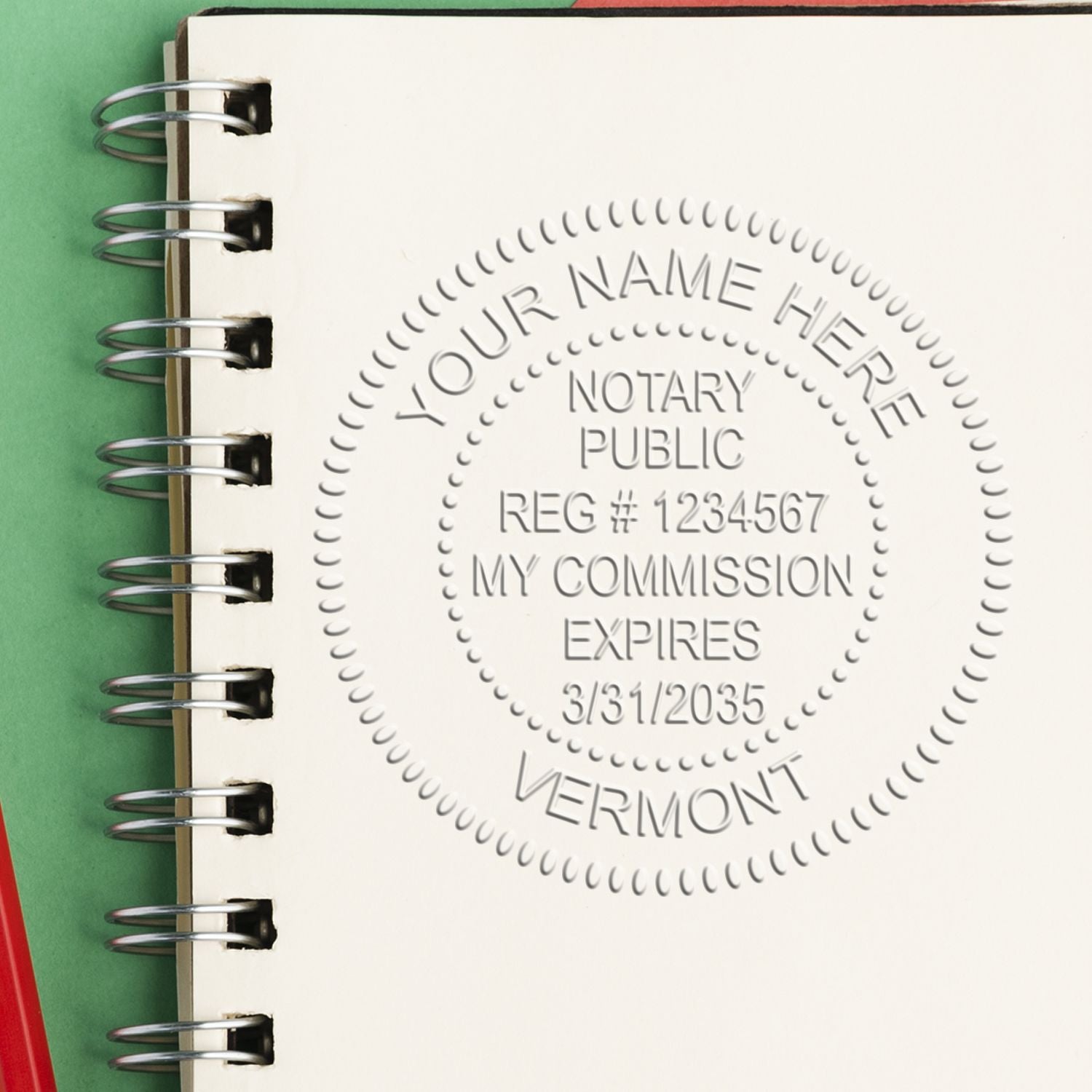 Vermont Notary Stamp and Seal Value Kit - Engineer Seal Stamps