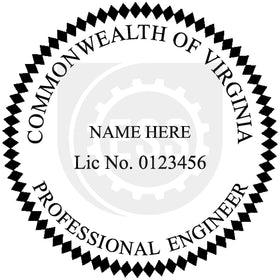 Virginia Engineer Seal Setup