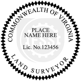 Virginia Land Surveyor Seal Setup