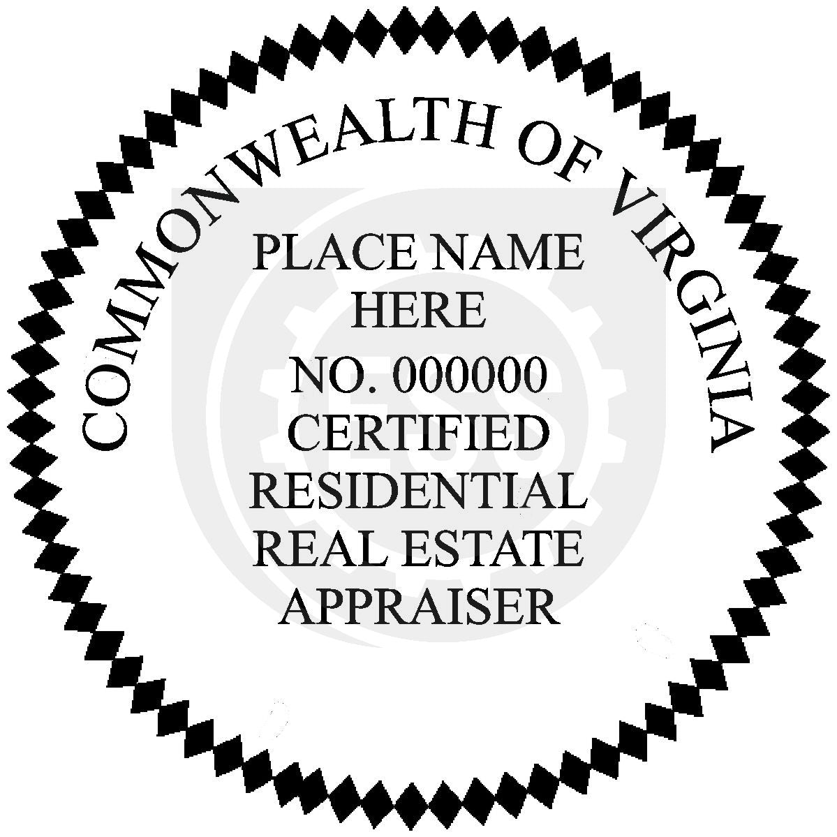 Virginia Real Estate Appraiser Seal Setup