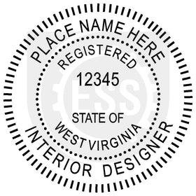 West Virginia Interior Designer Seal Setup
