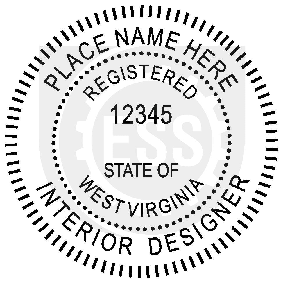 West Virginia Interior Designer Seal Setup