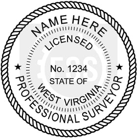 West Virginia Land Surveyor Seal Setup