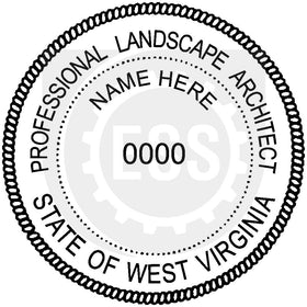 West Virginia Landscape Architect Seal Setup