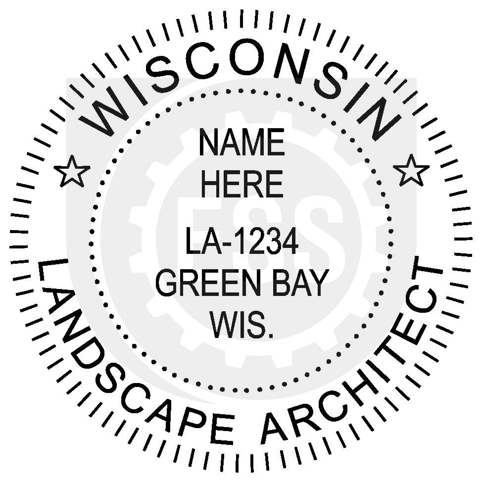Wisconsin Landscape Architect Seal Setup