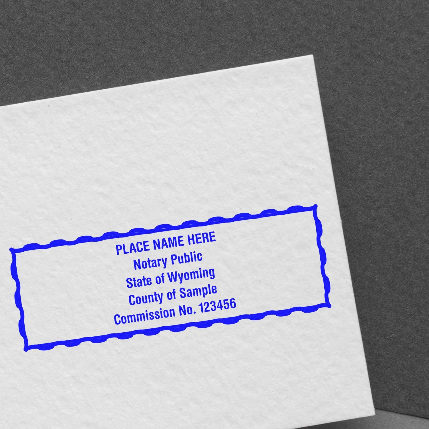 Wyoming Notary Public Kit with Rubber Stamps - Engineer Seal Stamps