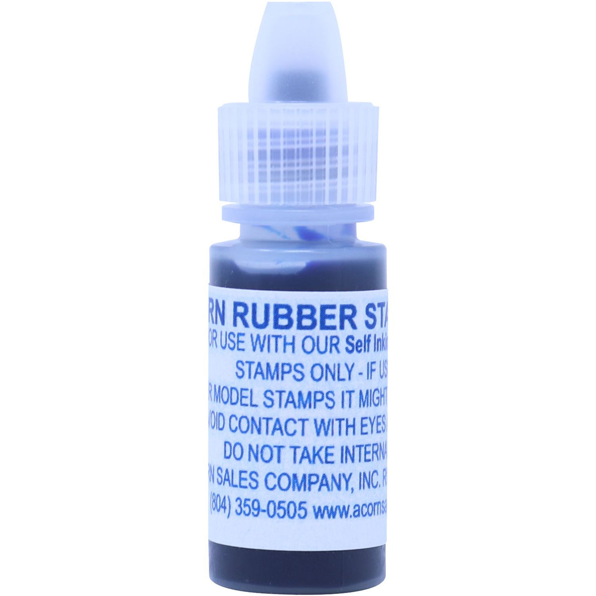 Bottle 6CC Rubber Stamp Ink Blue