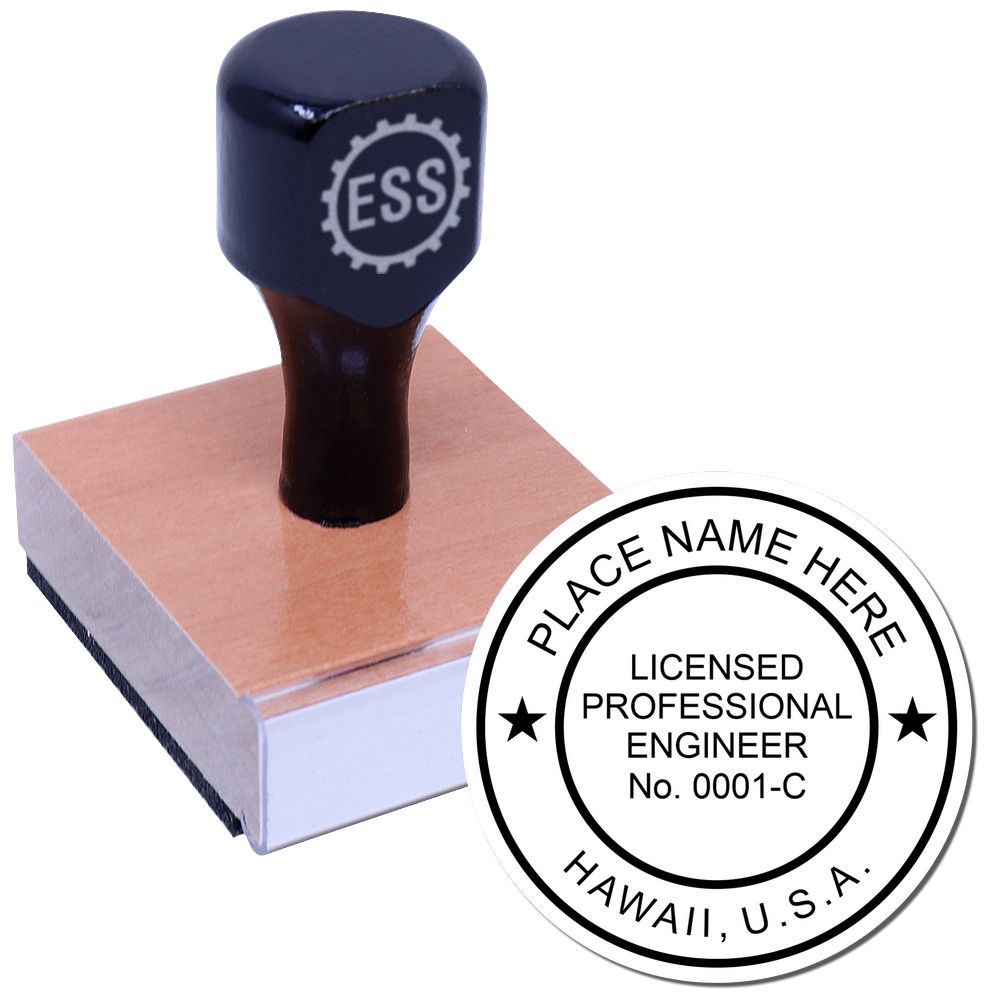 Hawaii Professional Engineer Seal Stamp - HI PE Stamp | ESS