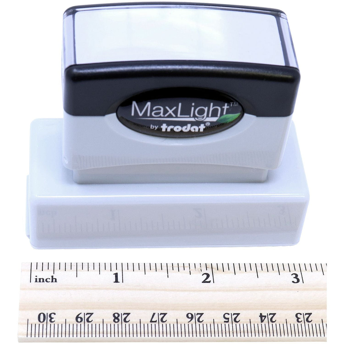 Maxlight Pre Inked Stamp Xl2 145 Front Ruler