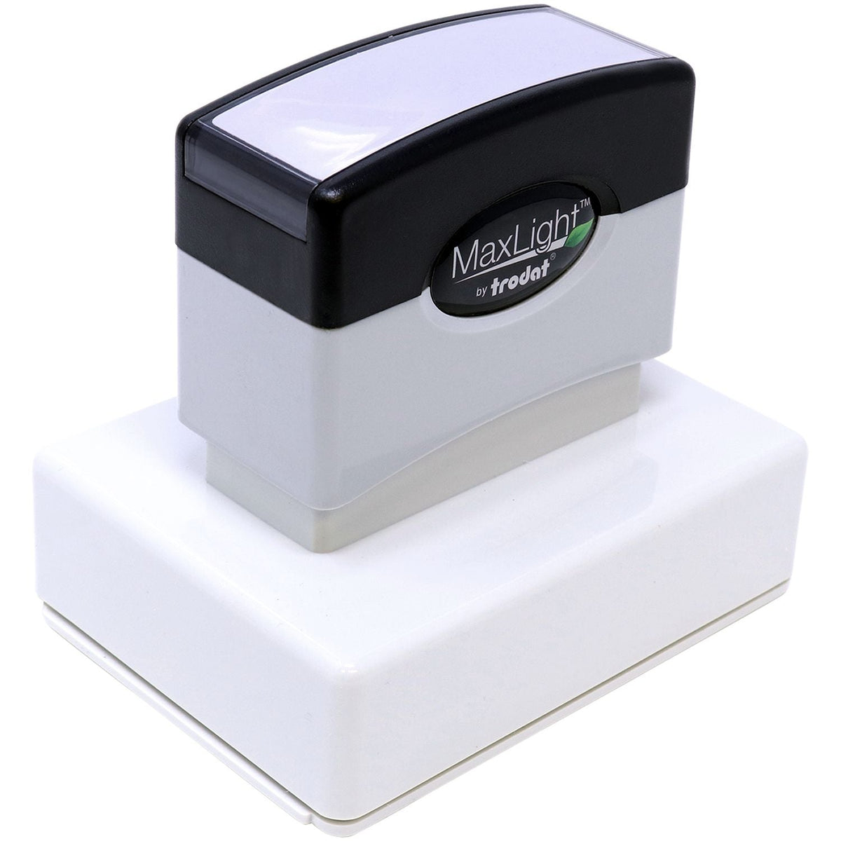 Maxlight Pre Inked Stamp Xl2 145 Top Front Side Angle