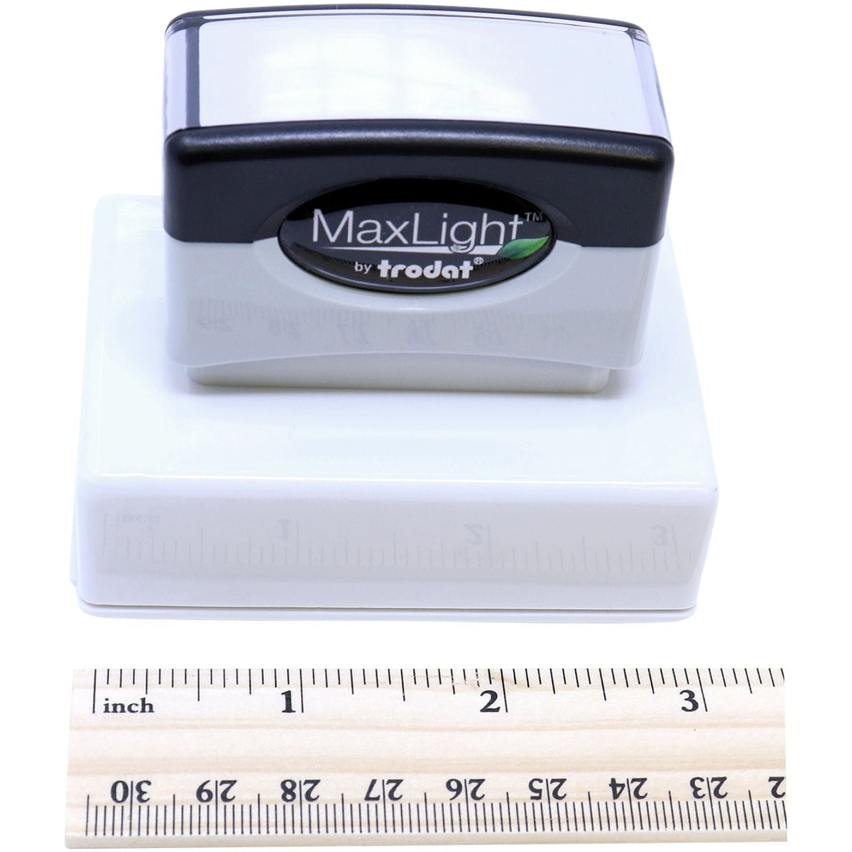 Maxlight Pre Inked Stamp Xl2 165 Front Ruler
