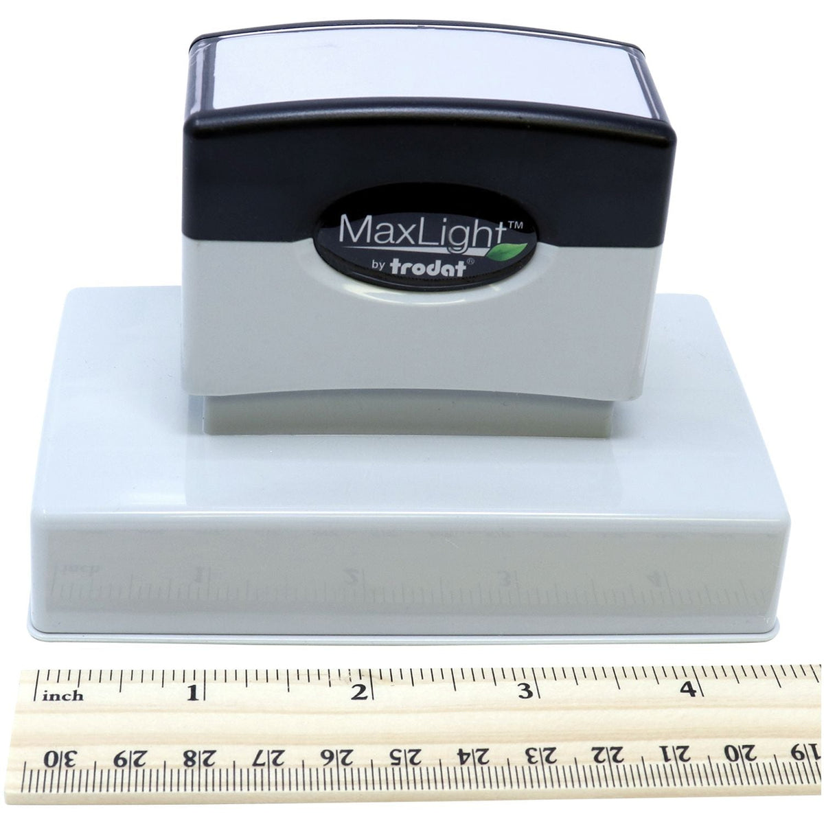 Maxlight Pre Inked Stamp Xl2 750 Front Ruler