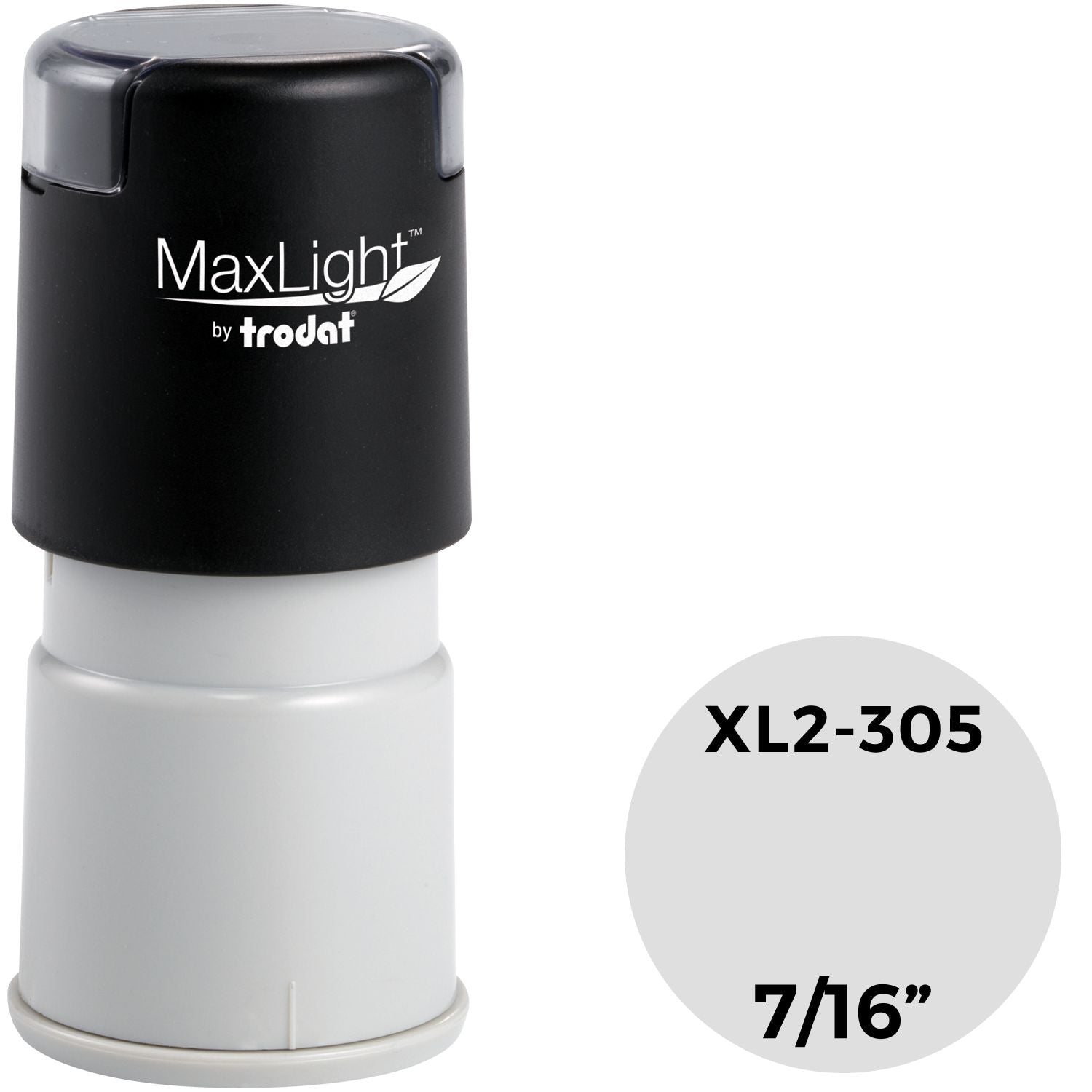 Maxlight Xl2 305 Pre Inked Stamp 7 16 Diameter Main Image