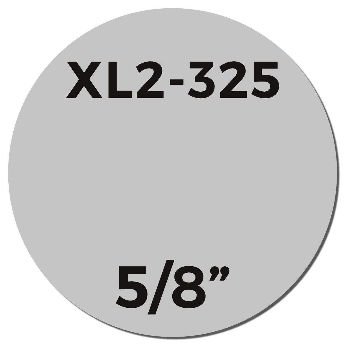 Maxlight Xl2 325 Pre Inked Stamp 5 8 Diameter Imprint Sample