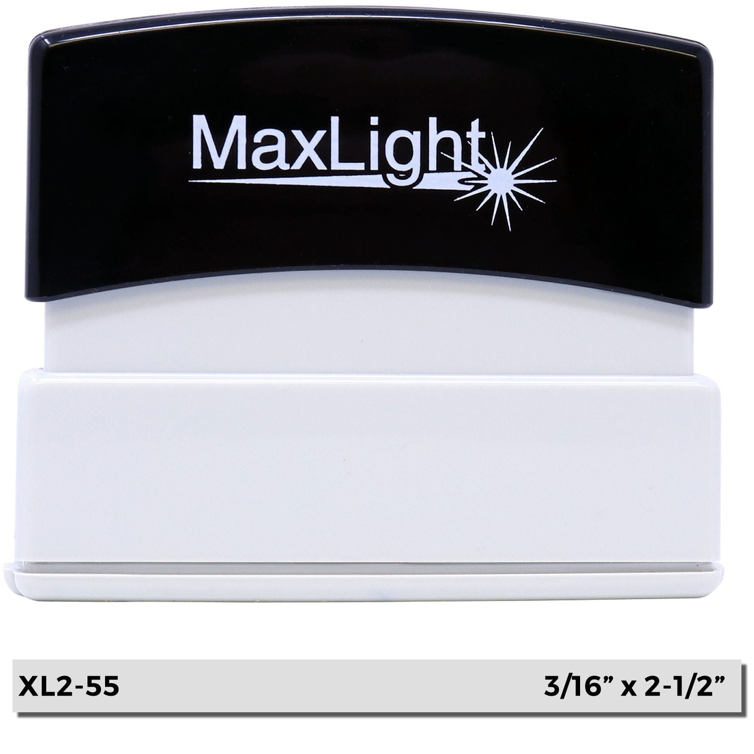 Maxlight Xl2 55 Pre Inked Stamp 3 16 X 2 1 2 Main Image