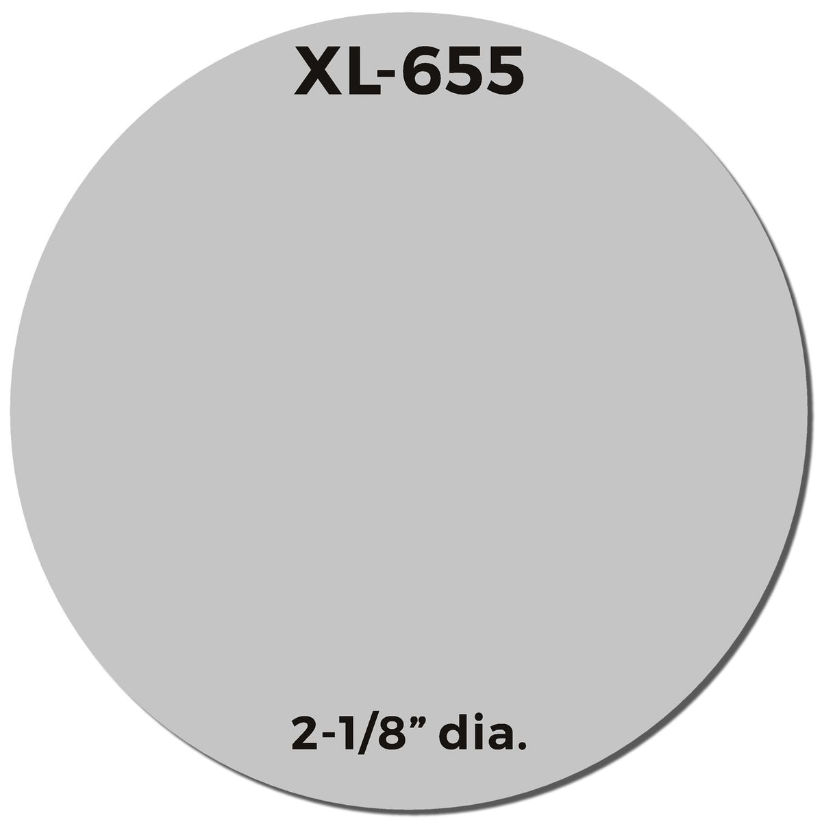 Maxlight Xl2 655 Pre Inked Stamp 2 Diameter Imprint Sample