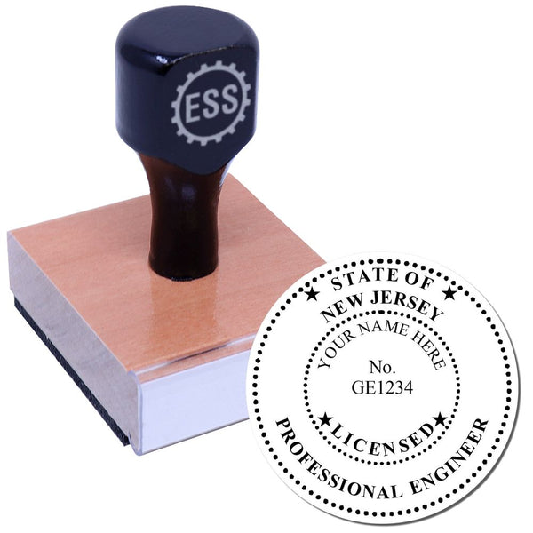 New Jersey Professional Engineer Seal Stamp NJ PE Stamp ESS