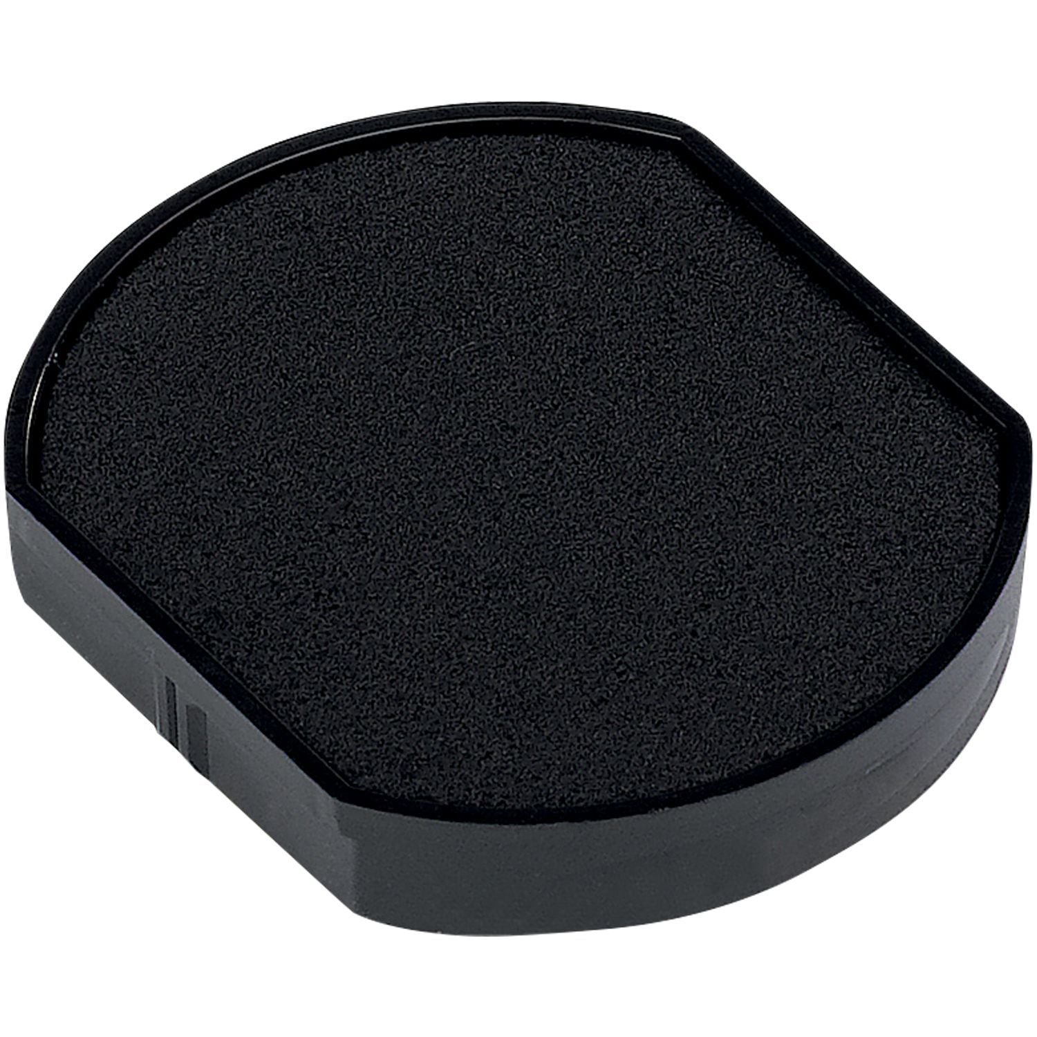 One Color Replacement Ink Pad for 46040 Trodat Stamp, black, shown in a close-up image with a black rectangular shape and rounded edges.