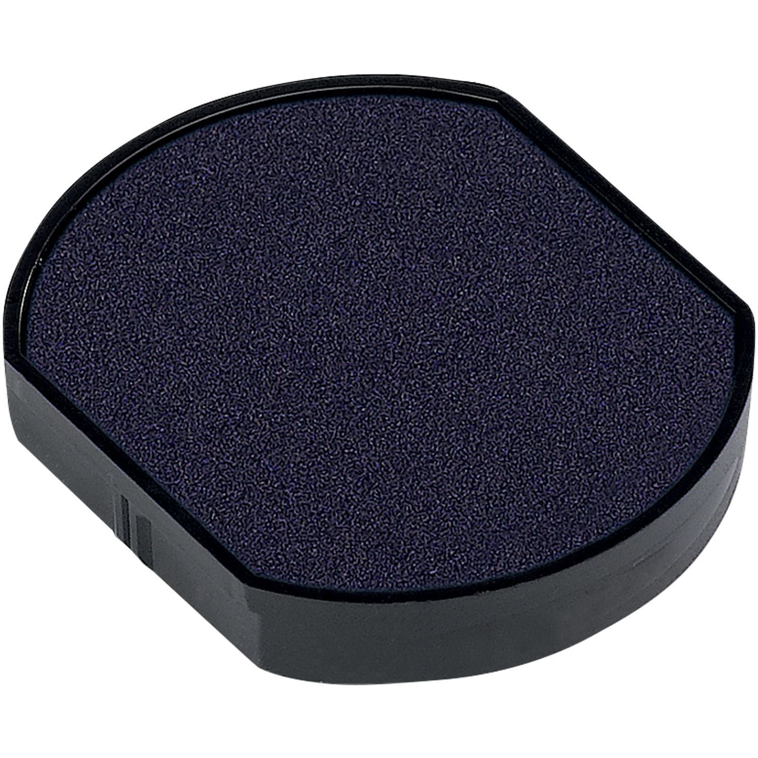 One Color Replacement Ink Pad for 46130 Trodat Stamp in blue, shown in a close-up image with a black plastic casing.