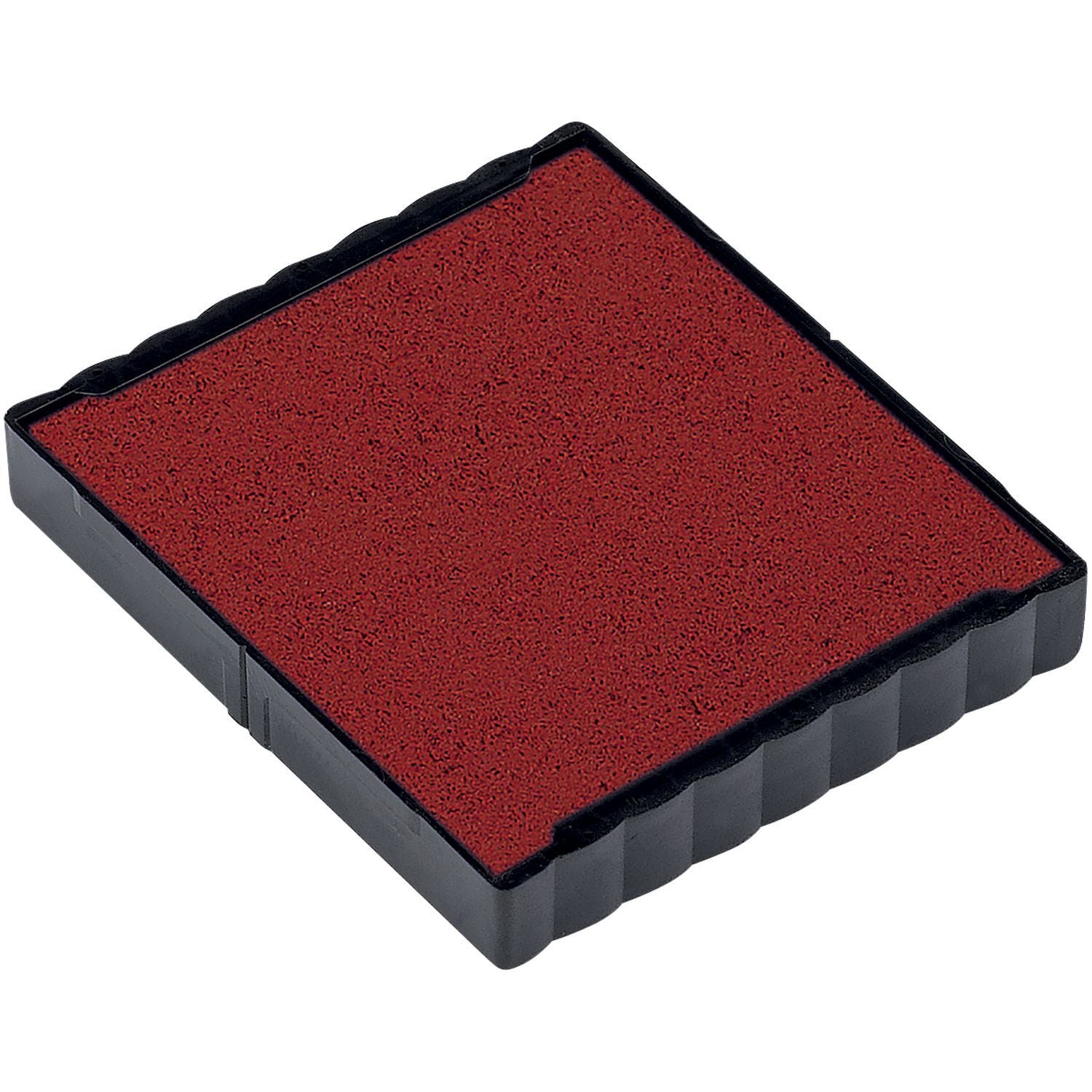 One Color Replacement Ink Pad for 43132 Trodat Stamp in red, shown in a black plastic casing, suitable for various Trodat stamp models.