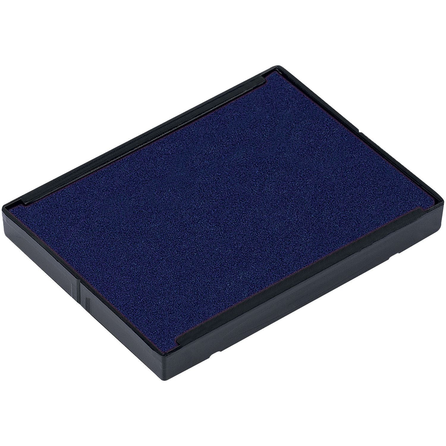 One Color Replacement Ink Pad for 4928, 4958 Trodat Stamps in blue, shown in a black plastic casing.